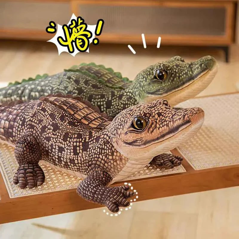 Lifelike Crocodile Plush Toy – Soft Realistic Alligator Stuffed Animal Gift for Kids