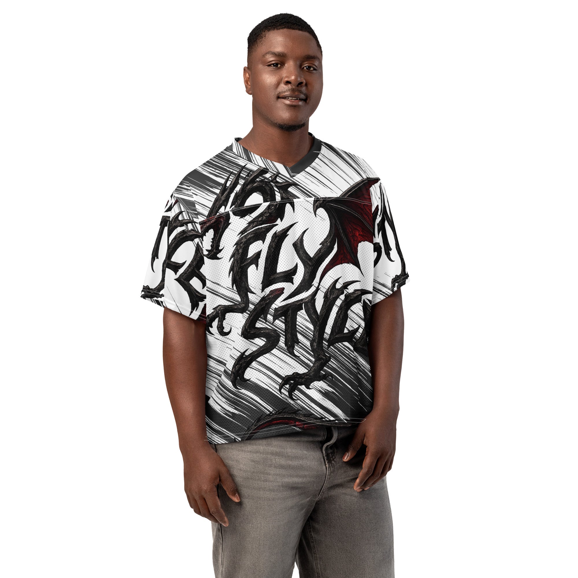 GoFlyStyle Boxy football jersey