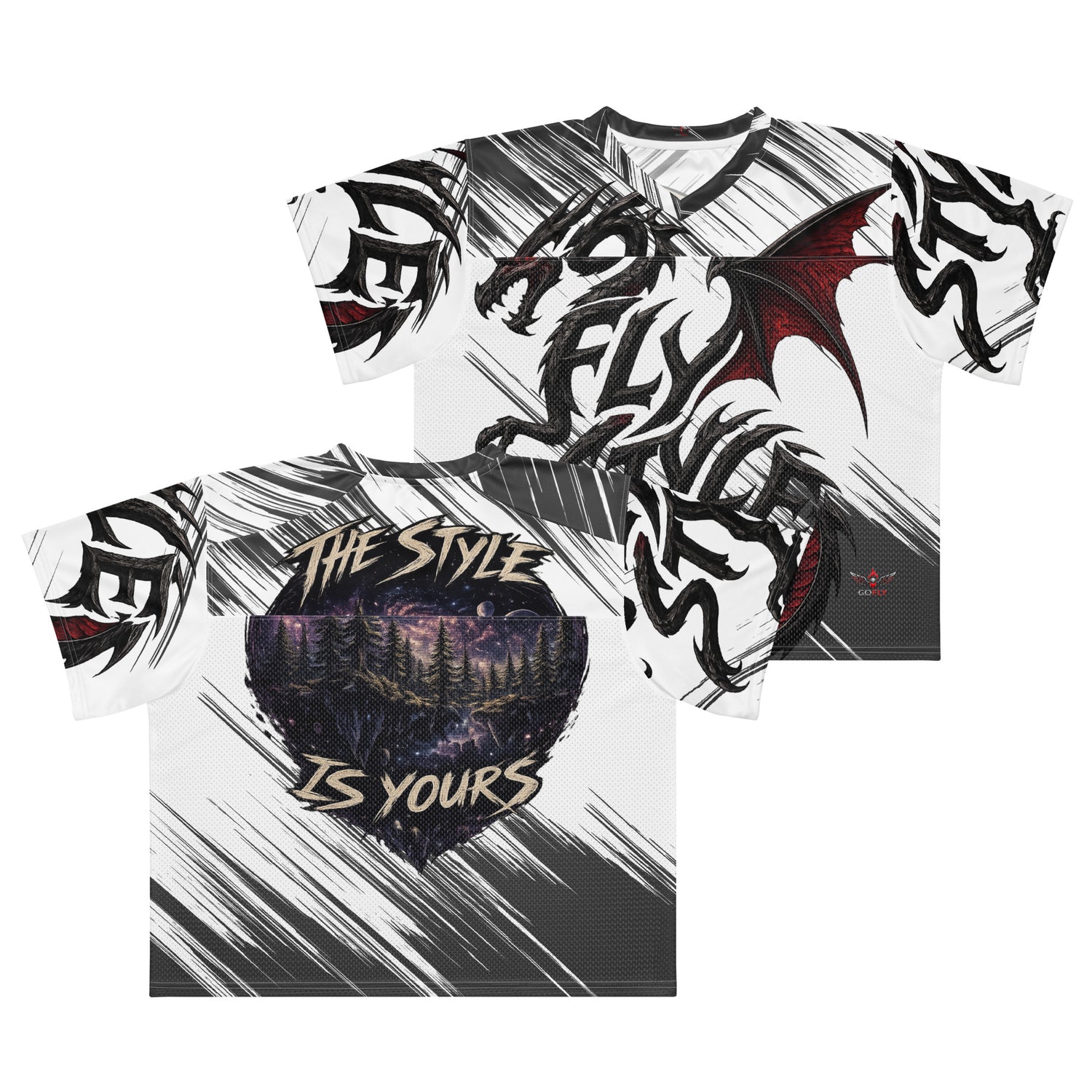 GoFlyStyle Boxy football jersey