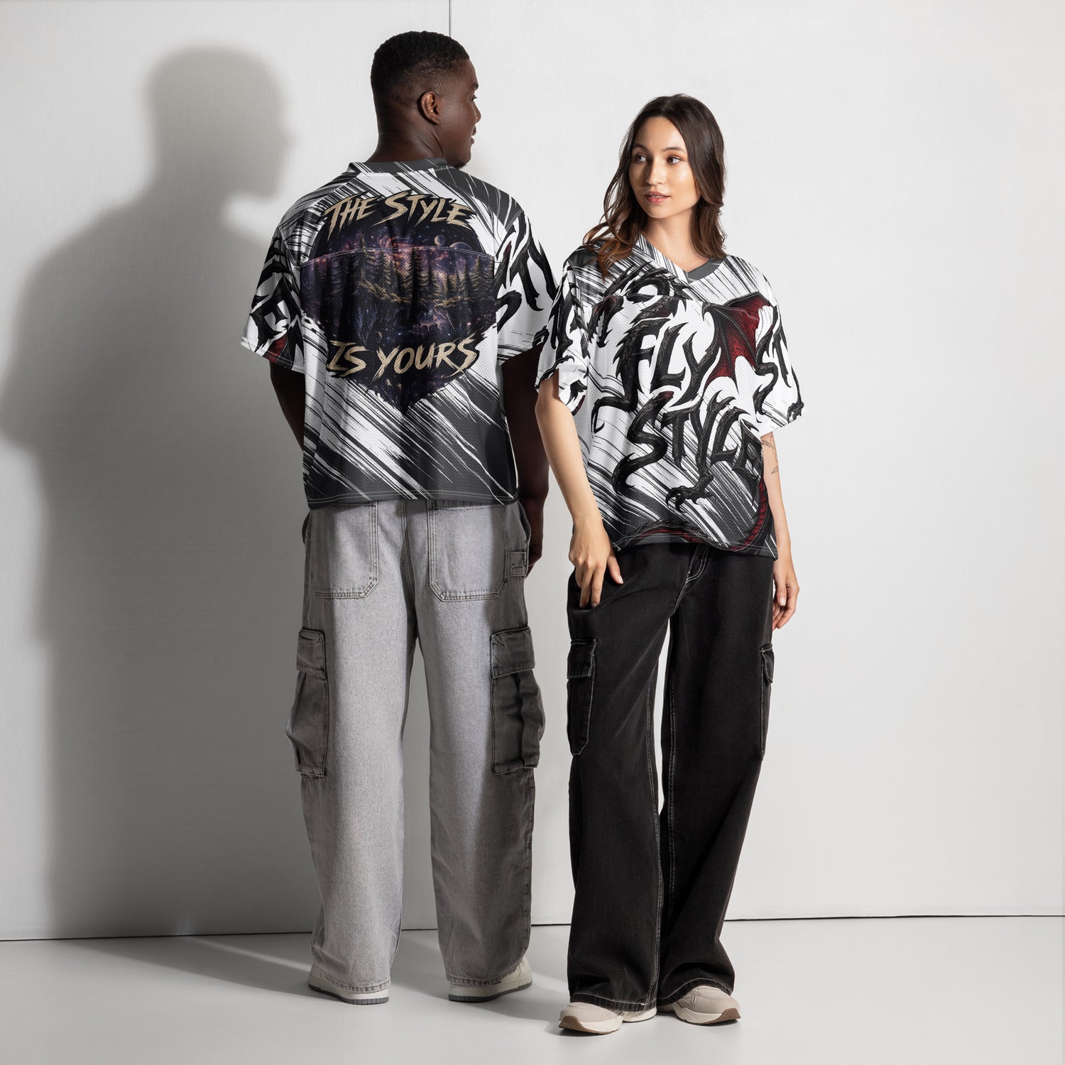 GoFlyStyle Boxy football jersey