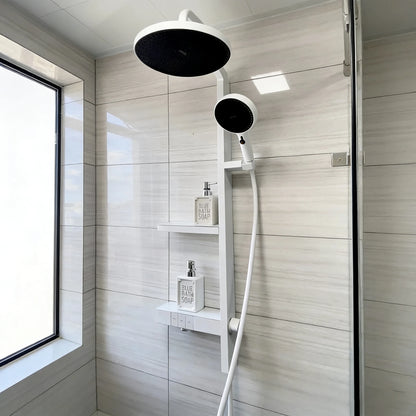 Top 1 High End Wall Mounted Thermostatic Mixer Set Niche Bathroom Faucets Ceramic Valve Shower System Bathtub Shower Faucet Set