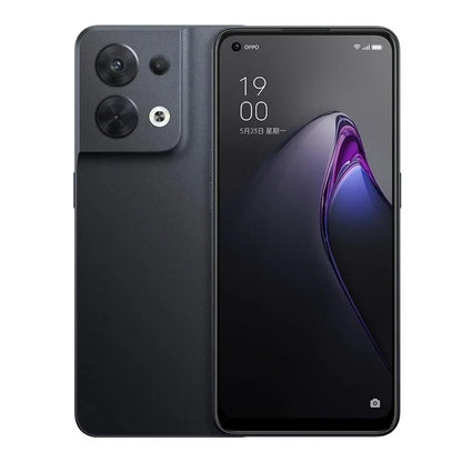 OPPO Reno 8 5G smartphone Global Firmware MTK Dimensity 1300 6.43" 12GB 256GB 50MP+32MP ColorOS 12.1 Used Phone