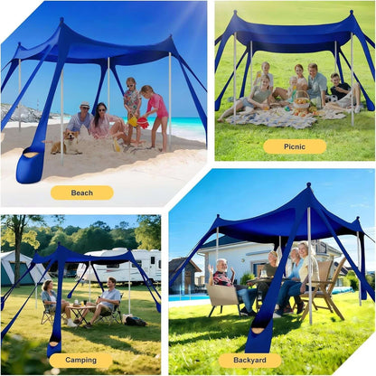 portable beach tent sun shelter