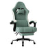 ergonomic gaming chair with footrest