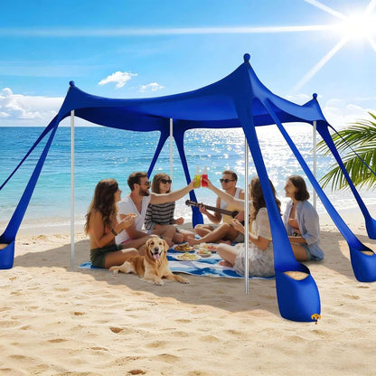 portable beach tent sun shelter