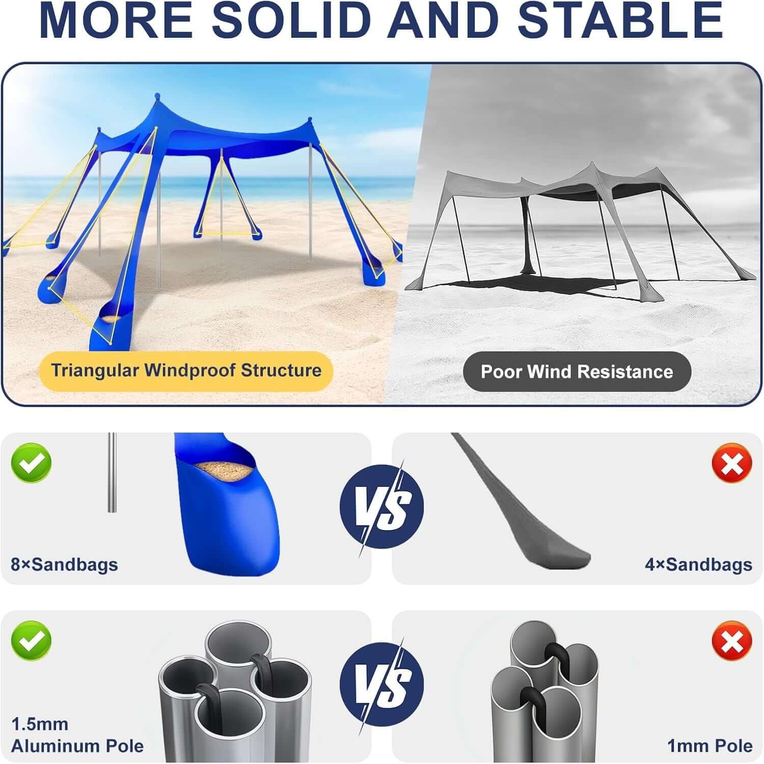 portable beach tent sun shelter