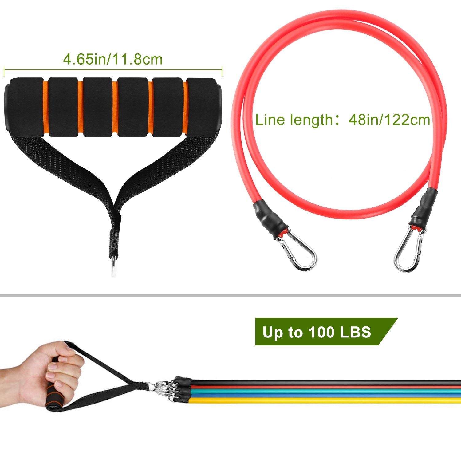 resistance bands workout set