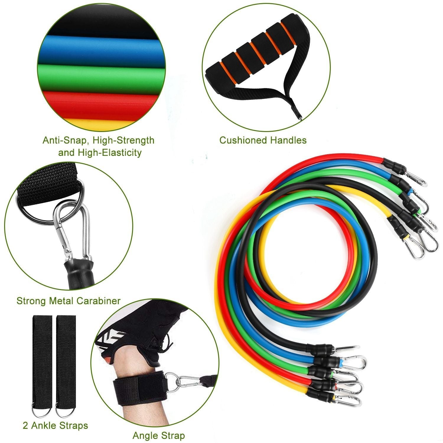 resistance bands workout set