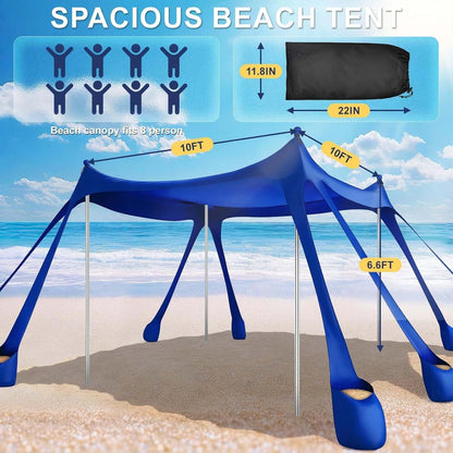 portable beach tent sun shelter