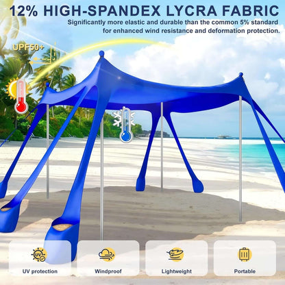 portable beach tent sun shelter