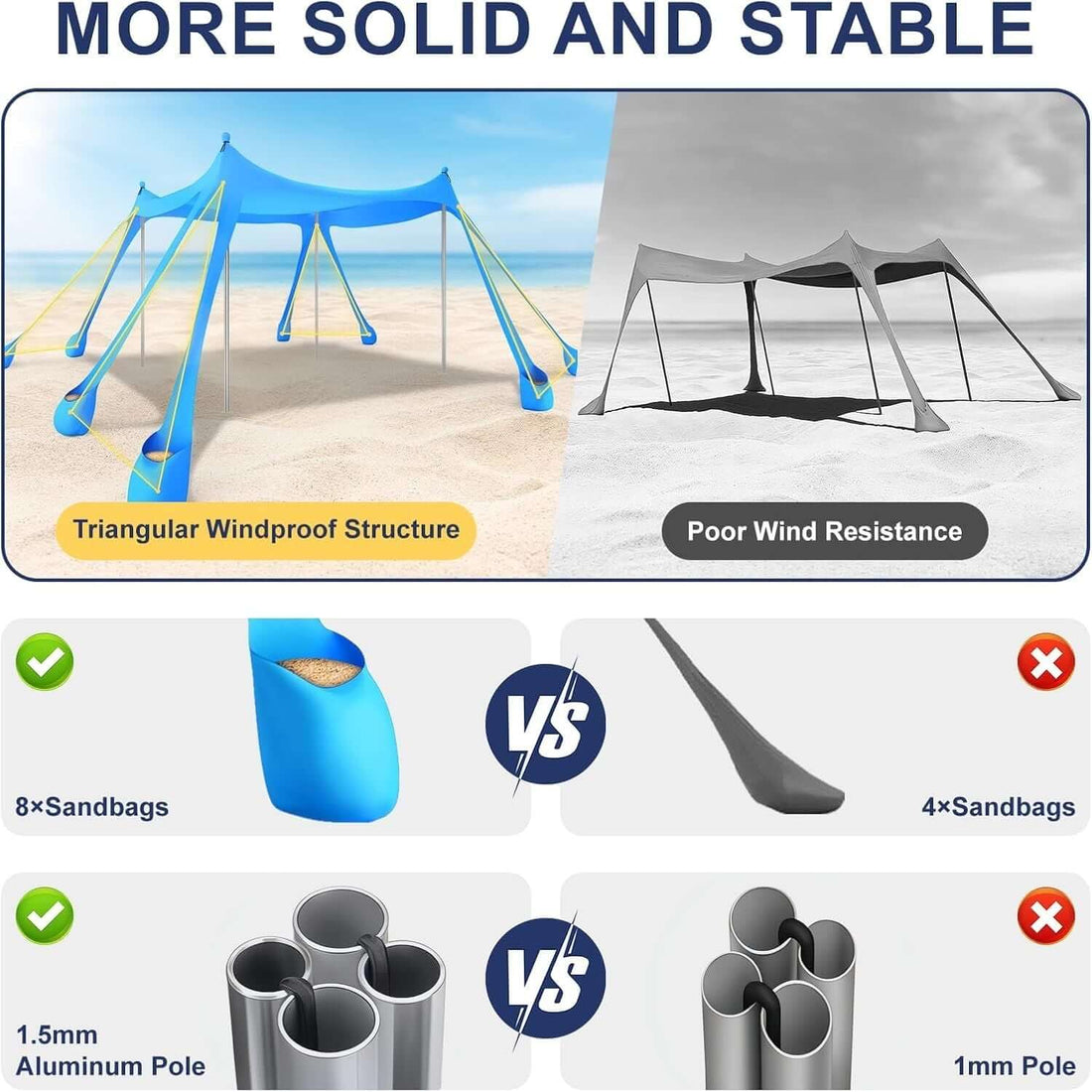 portable beach tent sun shelter