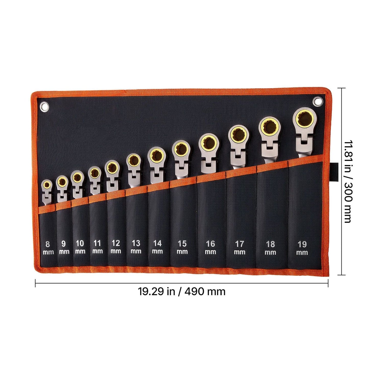 flex head ratcheting wrench set