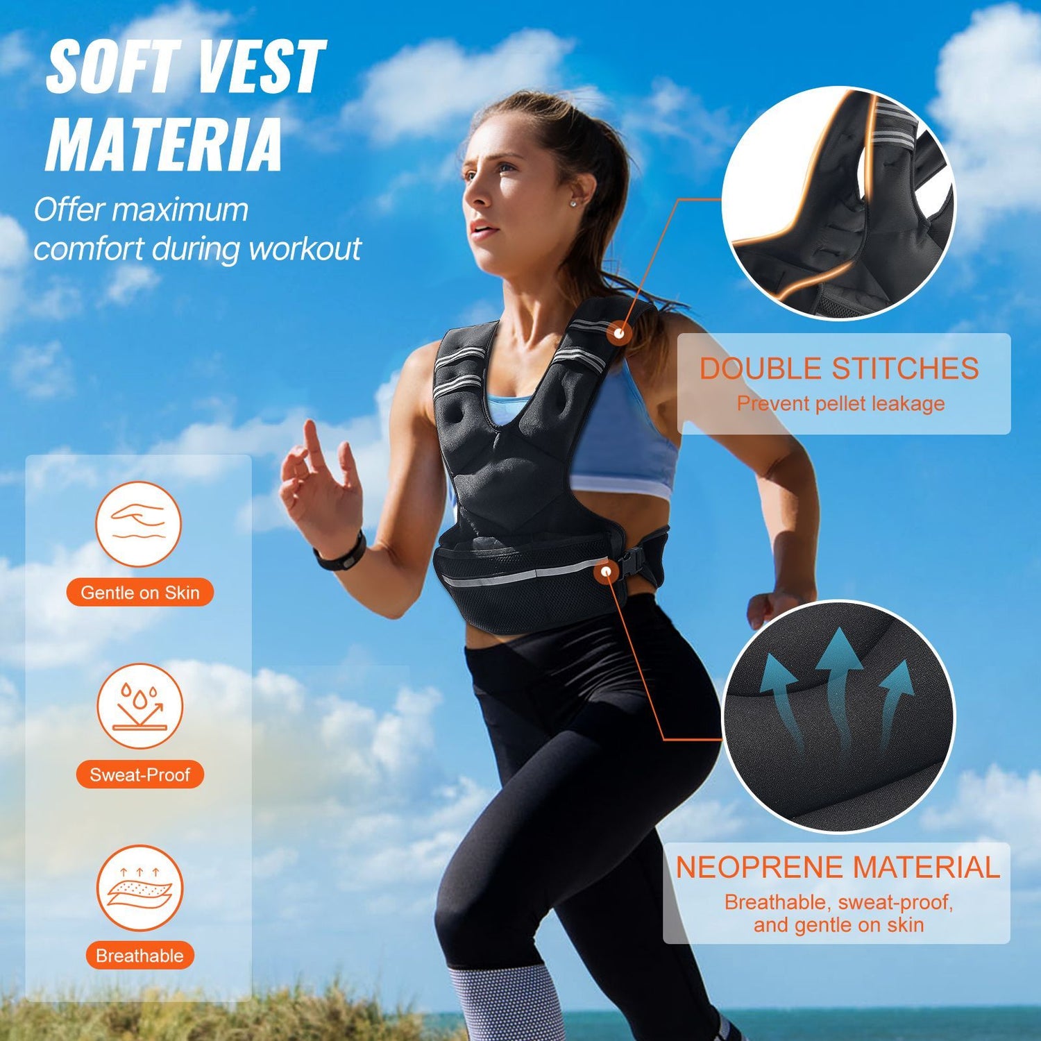adjustable weighted vest for strength training