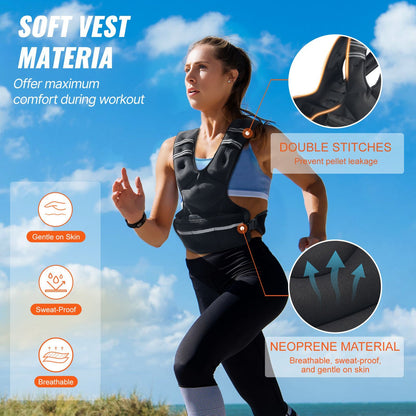adjustable weighted vest for strength training