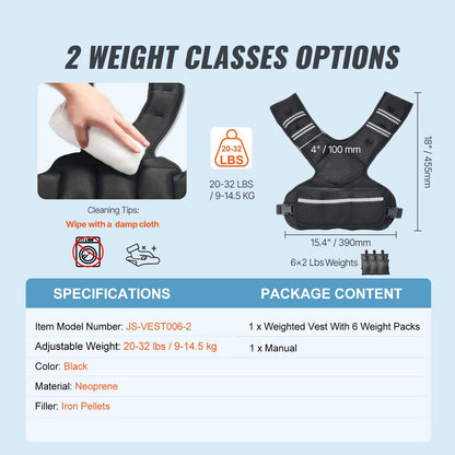 adjustable weighted vest for strength training