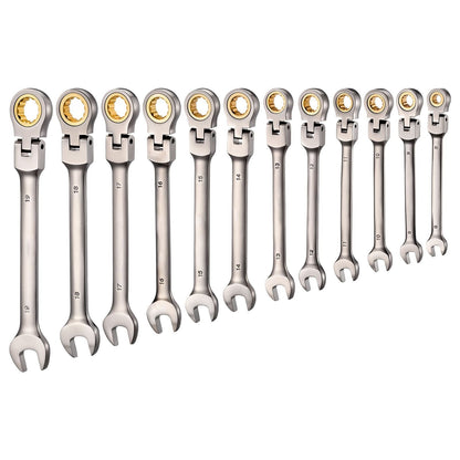 flex head ratcheting wrench set