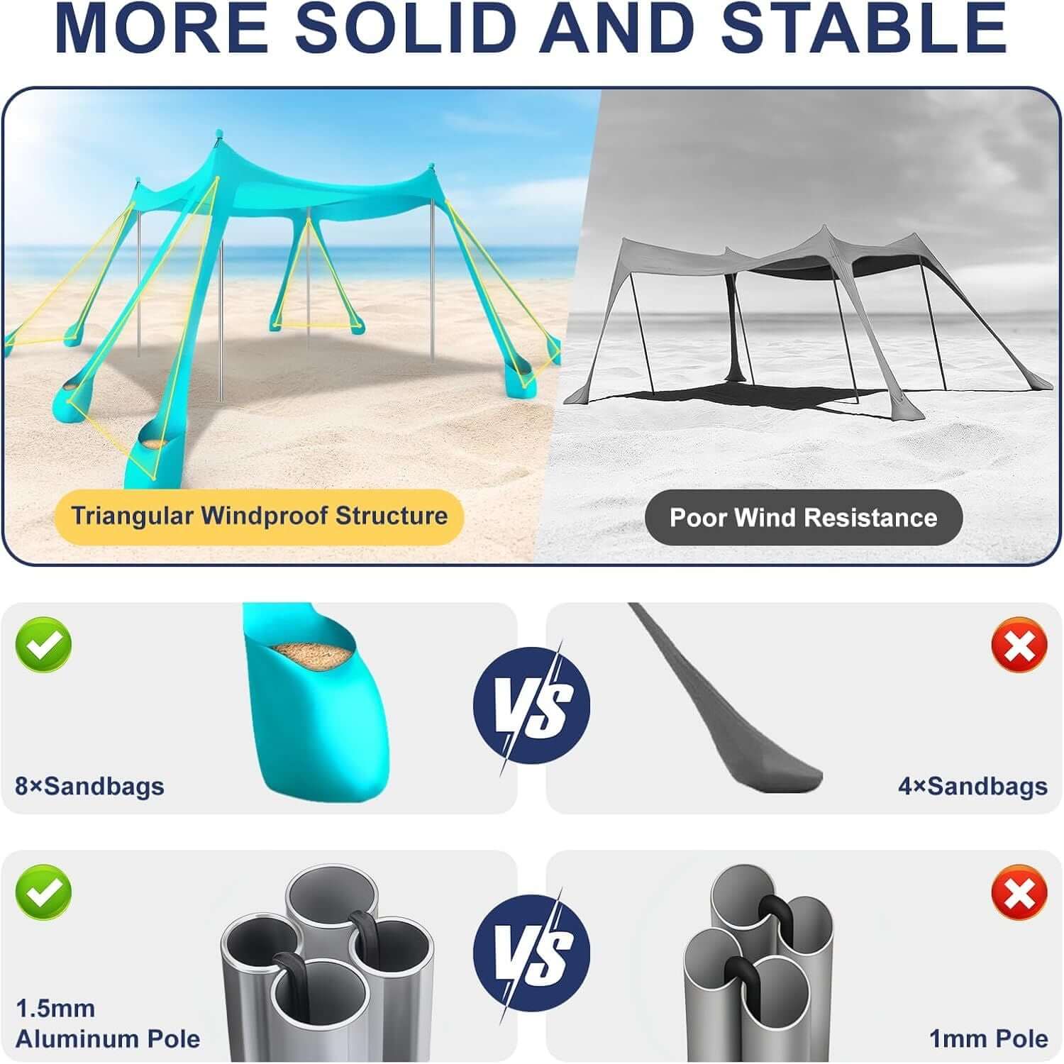 portable beach tent sun shelter