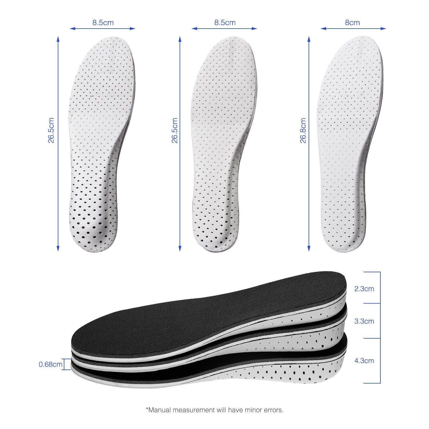 invisible height increase insoles