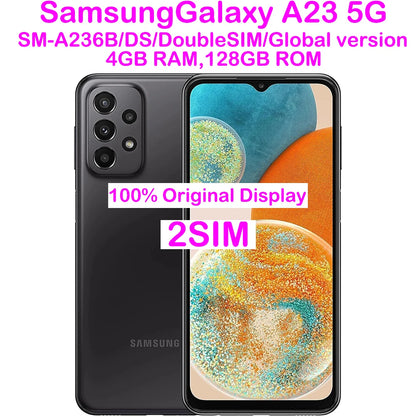 Used Samsung Galaxy A23 Smart Android Phone Global Edition 2SIM 6.6-inch 90Hz Quad Camera 50MP Refurbished Samsung 5000mAh NFC