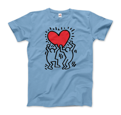 Men Holding Heart icon, street art t-shirt