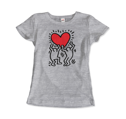 Men Holding Heart icon, street art t-shirt