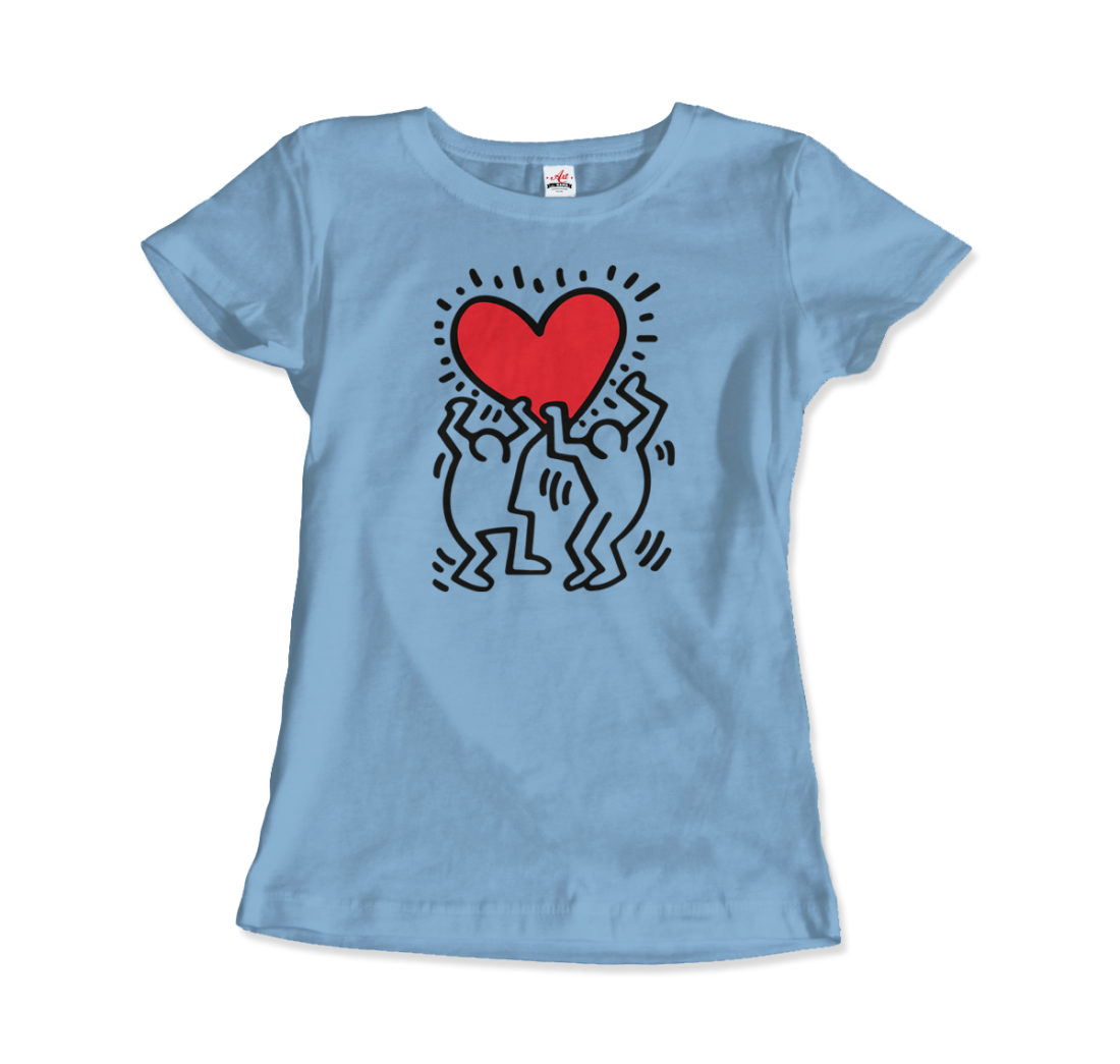 Men Holding Heart icon, street art t-shirt