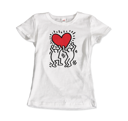 Men Holding Heart icon, street art t-shirt