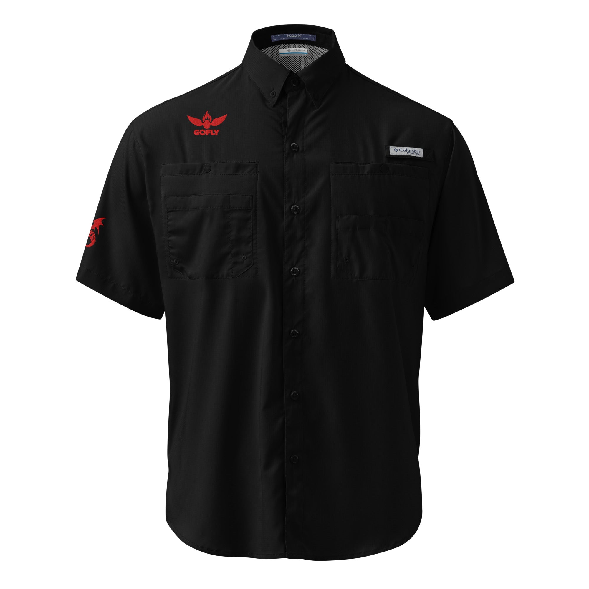 GoFlyStyle Men’s Columbia short sleeve button shirt