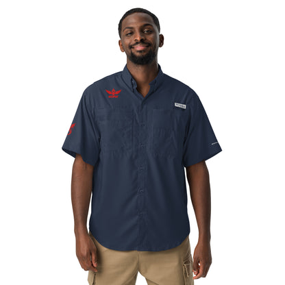 GoFlyStyle Men’s Columbia short sleeve button shirt