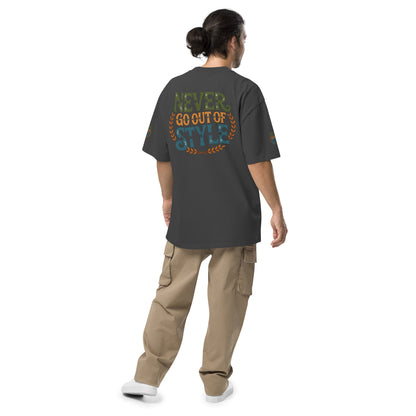 GoFly Never Out Of Style Oversized faded t-shirt