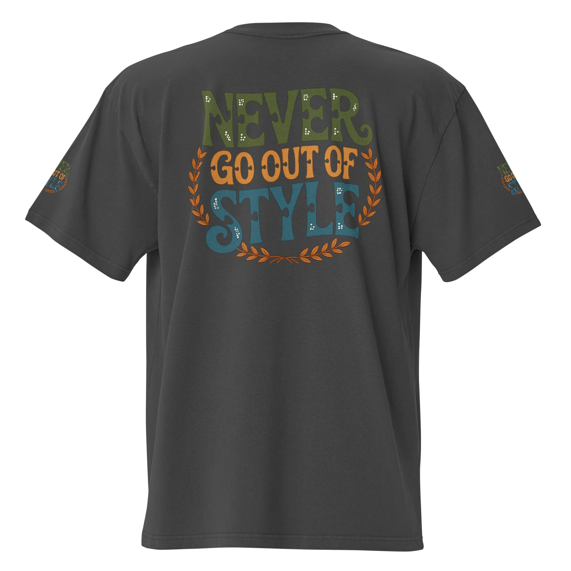 GoFly Never Out Of Style Oversized faded t-shirt