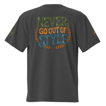 GoFly Never Out Of Style Oversized faded t-shirt