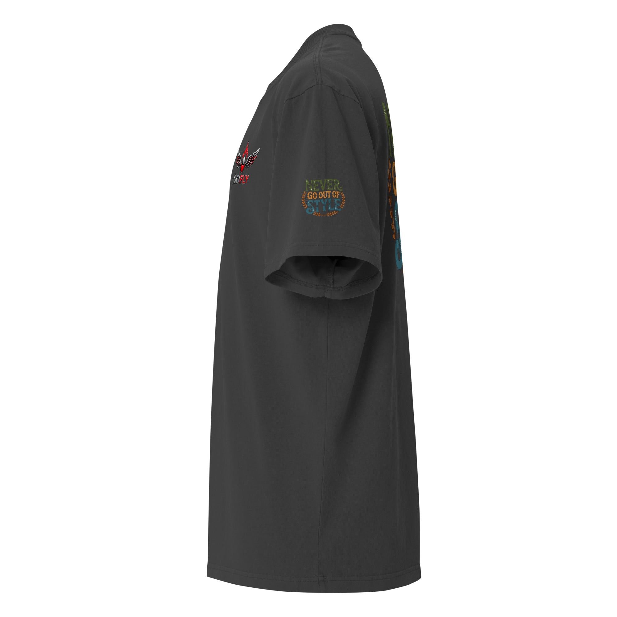 GoFly Never Out Of Style Oversized faded t-shirt