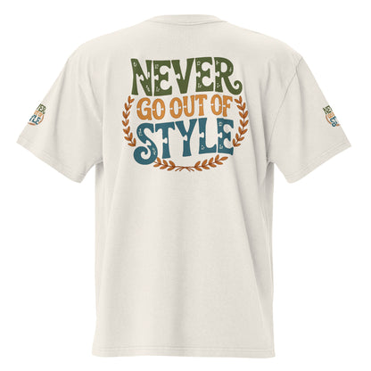GoFly Never Out Of Style Oversized faded t-shirt