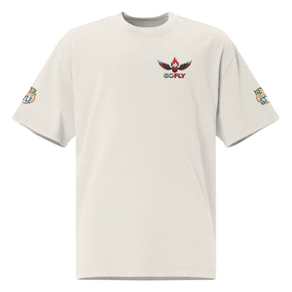 GoFly Never Out Of Style Oversized faded t-shirt