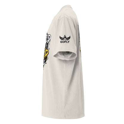 GoFly World Of Drip Style Oversized faded t-shirt
