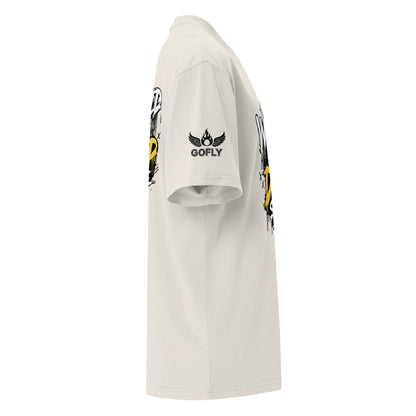 GoFly World Of Drip Style Oversized faded t-shirt