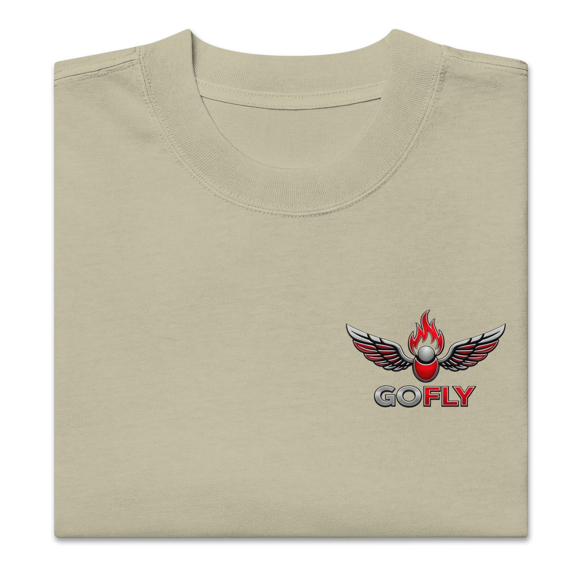 GoFly Never Out Of Style Oversized faded t-shirt