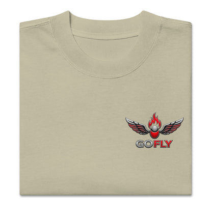 GoFly Never Out Of Style Oversized faded t-shirt