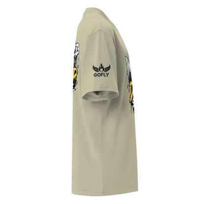 GoFly World Of Drip Style Oversized faded t-shirt