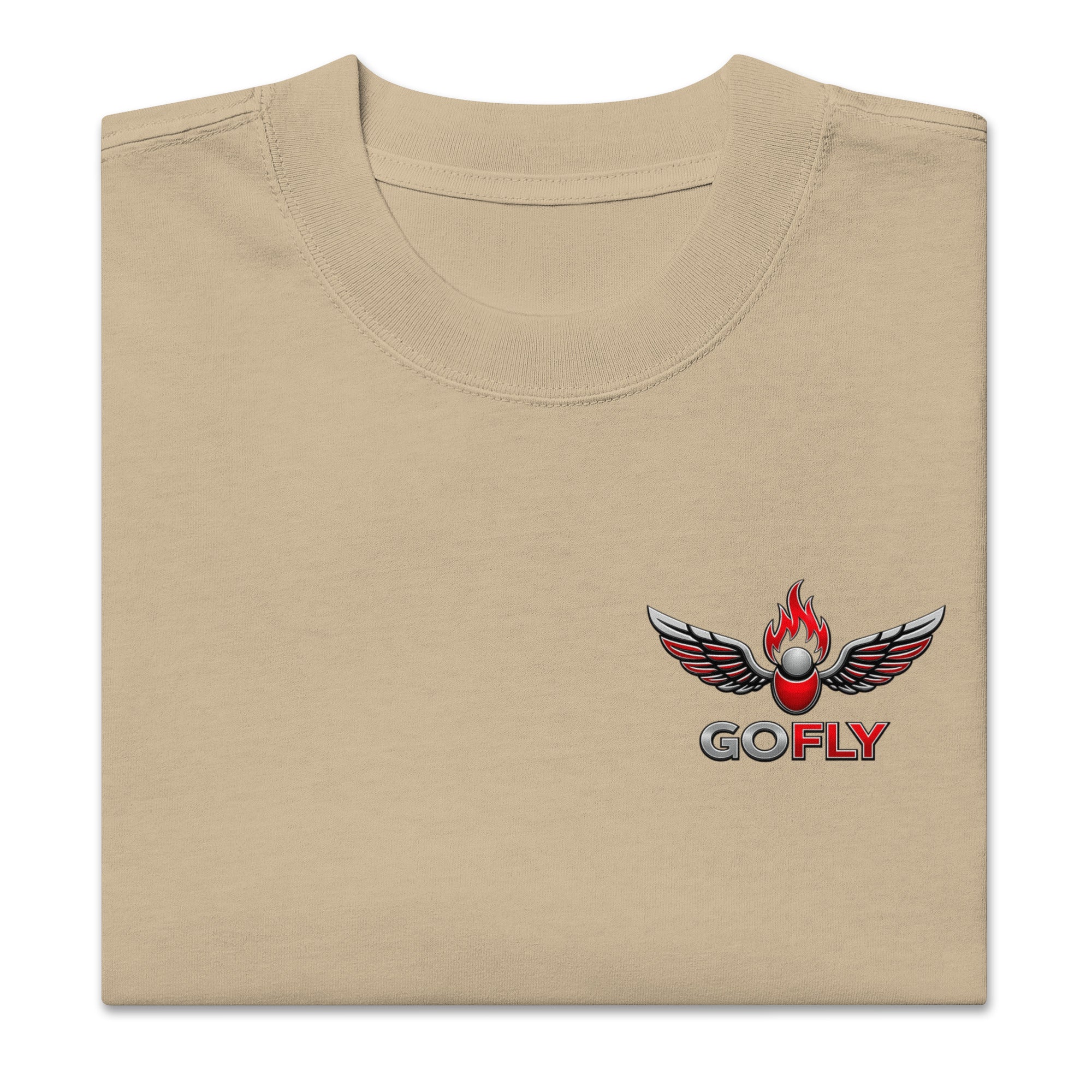GoFly Never Out Of Style Oversized faded t-shirt