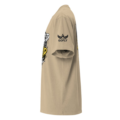 GoFly World Of Drip Style Oversized faded t-shirt