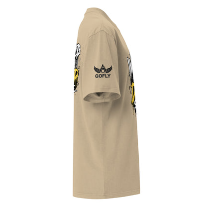 GoFly World Of Drip Style Oversized faded t-shirt