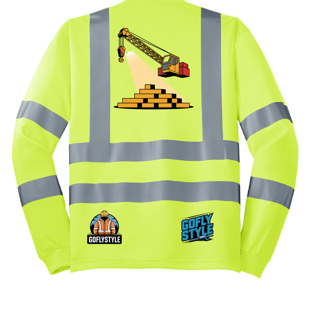 Safety Yellow - CS409 - BACK