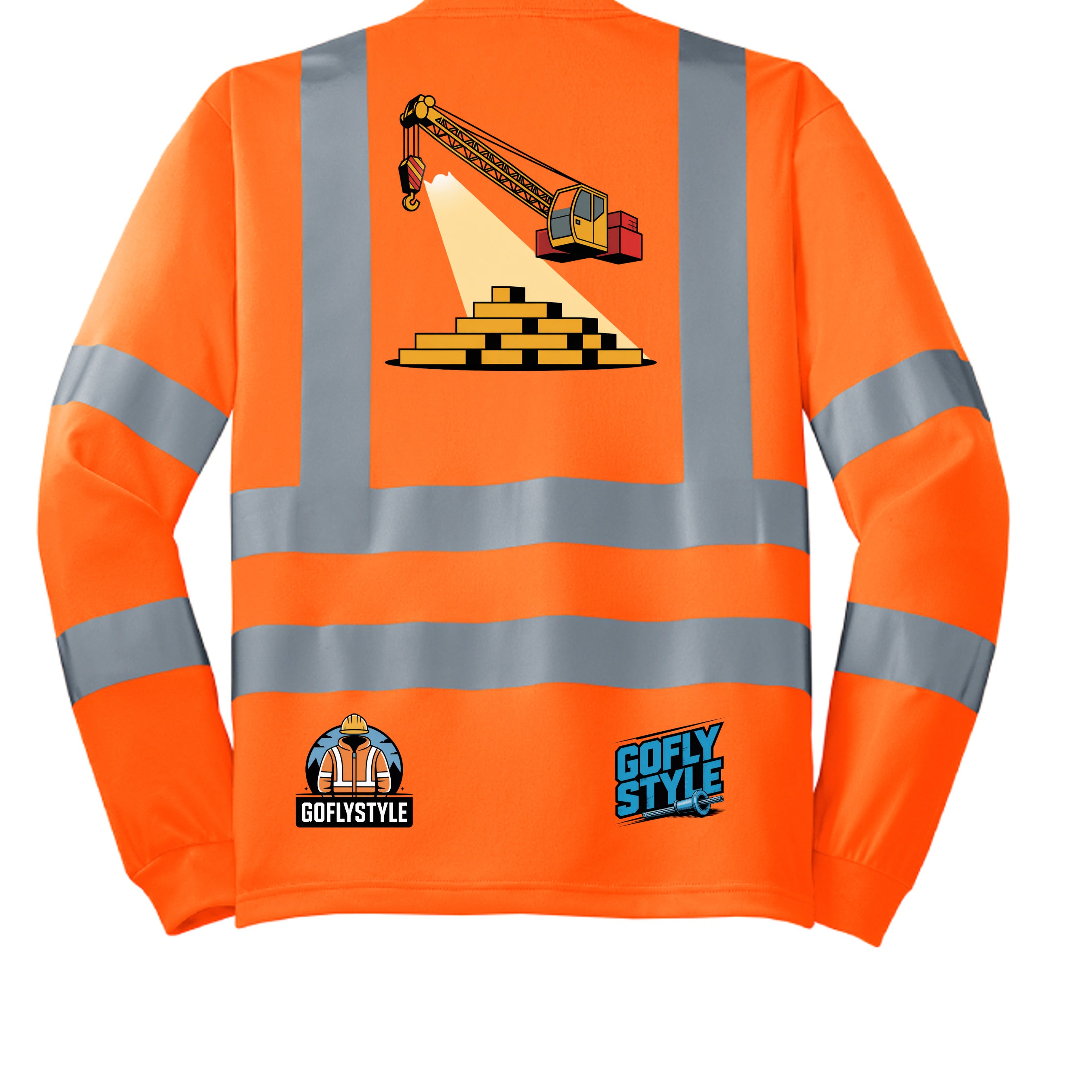Safety Orange - CS409 - BACK