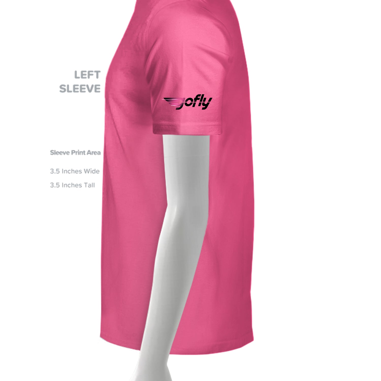 Neon Pink - LST350 - SLEEVE_LEFT