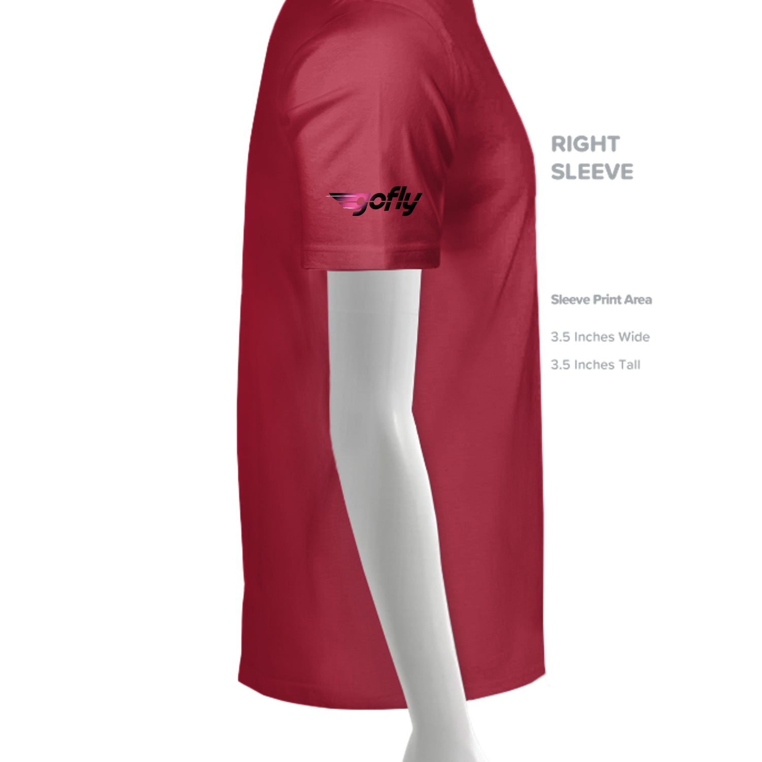 Deep Red - LST350 - SLEEVE_RIGHT