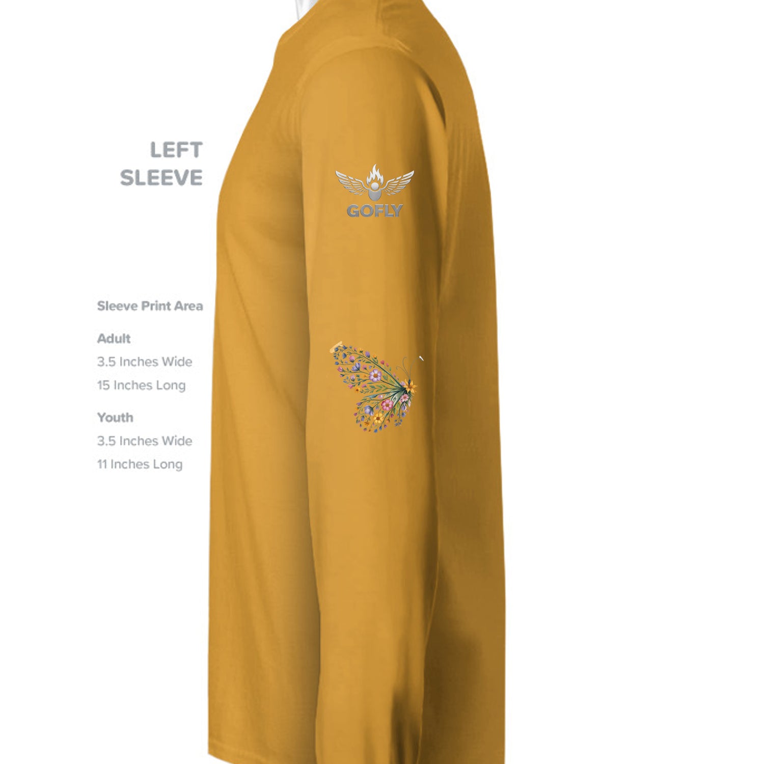 HEATHER MUSTARD - B7505 - SLEEVE_LEFT