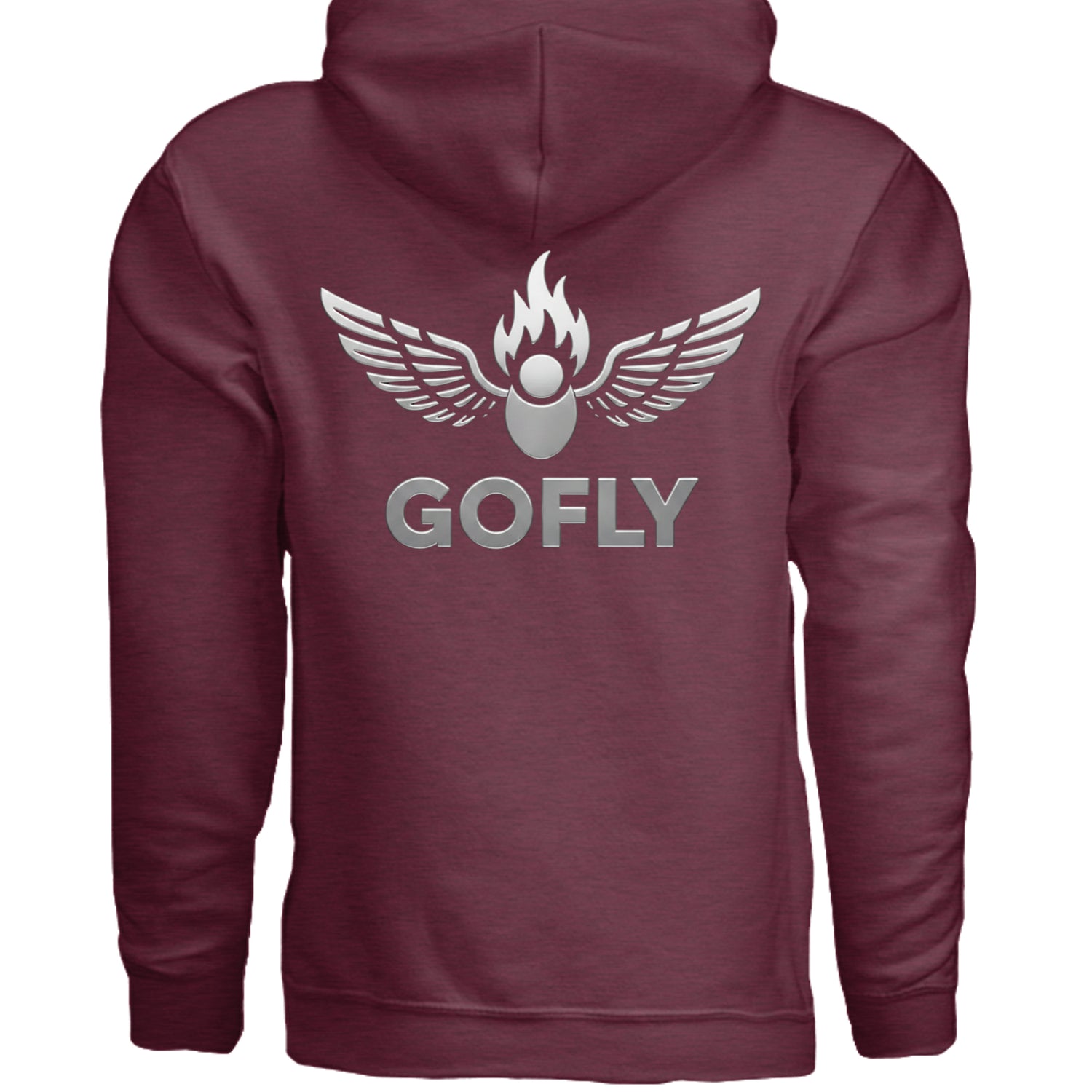 Heather Sport Dark Maroon - G185 - BACK