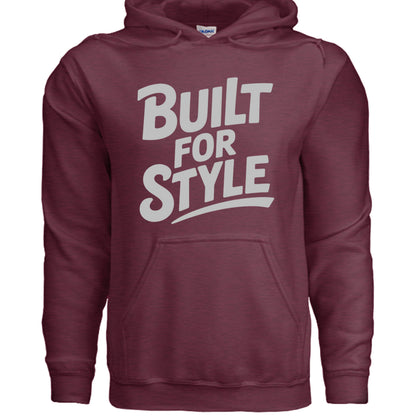 Heather Sport Dark Maroon - G185 - FRONT